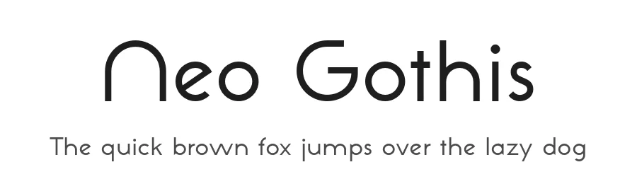 Neo Gothis by Hirwen HARENDAL — Sans Serif Font