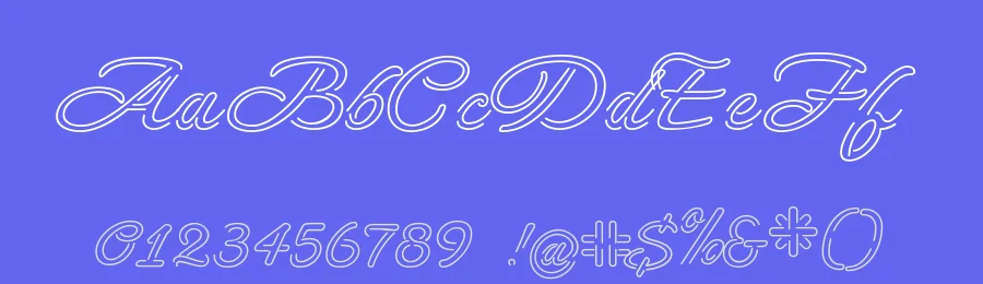 Neonderthaw by Robert E. Leuschke — Script Handwritten Font — thumbnail 3