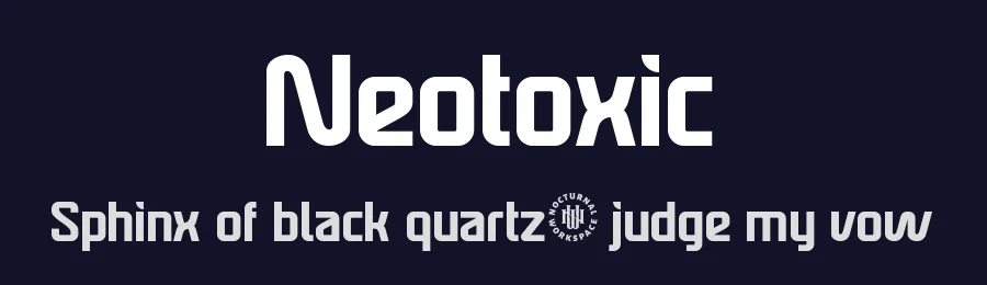 Neotoxic by Tirta Sudibya — Sans Serif Font — thumbnail 2