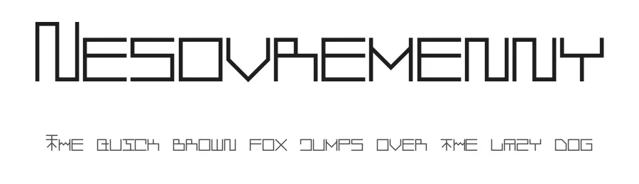 Nesovremenny by Alexey Atapin — Display Font