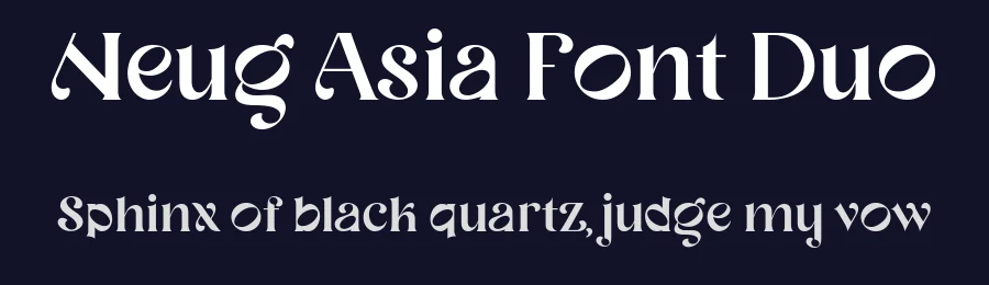 Neug Asia Font Duo by Allouse.Studio — Script Handwritten Font — thumbnail 2