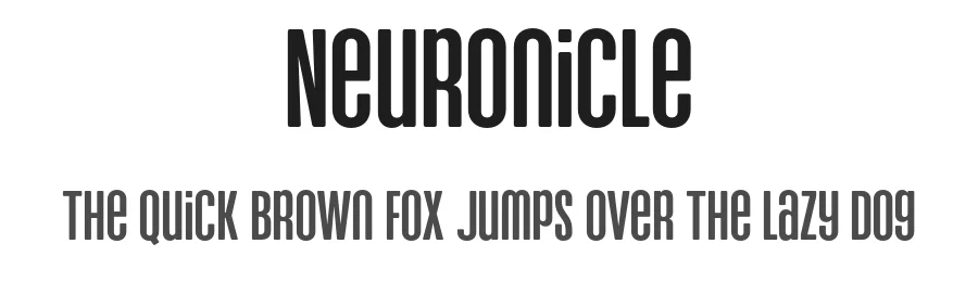 Neuronicle by Habib Alfatul Akbar — Display Font