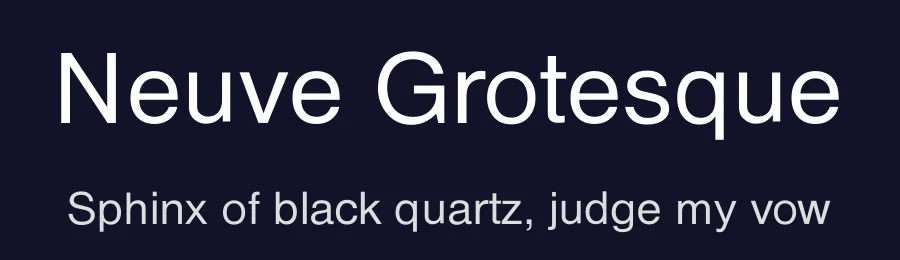 Neuve Grotesque by GNU — Sans Serif Font — thumbnail 2