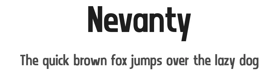 Nevanty by Ragamkata Studio — Display Font