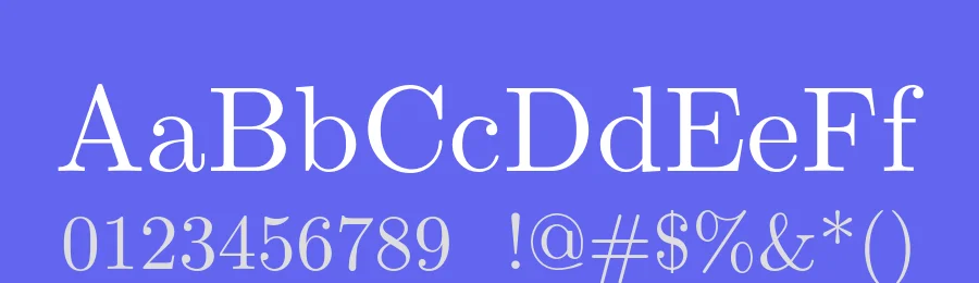 New Computer Modern — Sans Serif Font — thumbnail 3