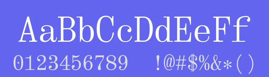 New Heterodox Mono by Alexey Kryukov, Hao Chi Kiang — Serif Font — thumbnail 3