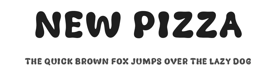 New Pizza by Khurasan — Script Handwritten Font