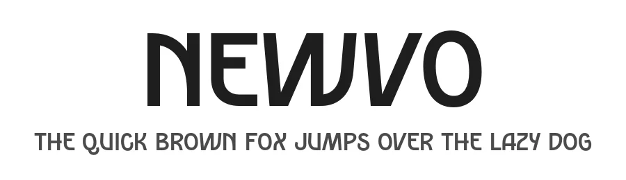 Newvo by Justin Penner — Sans Serif Font