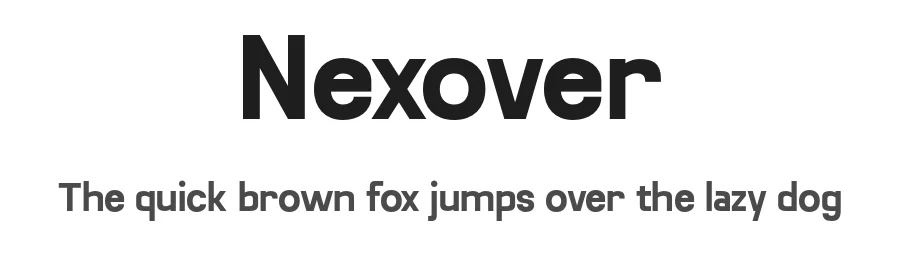 Nexover by Ragamkata Studio — Sans Serif Font
