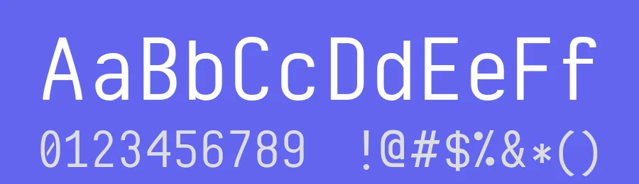 NF Code — Sans Serif Font — thumbnail 3