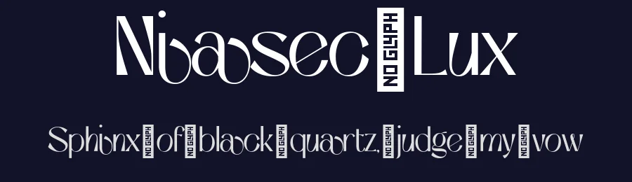 Niasec Lux by Casloop Team — Display Font — thumbnail 2