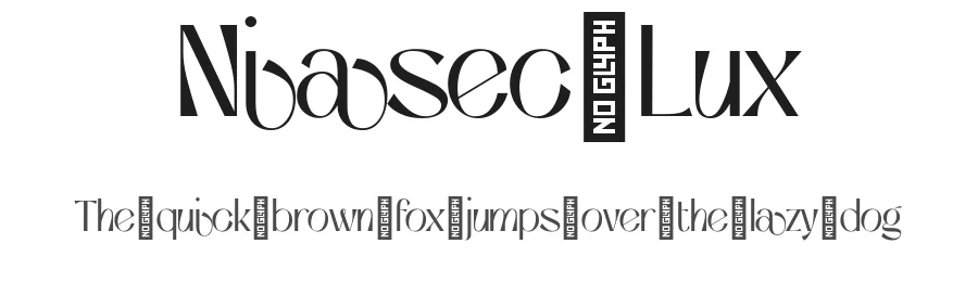 Niasec Lux by Casloop Team — Display Font