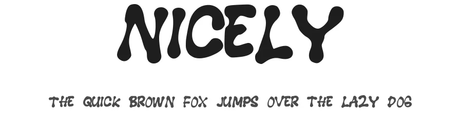 Nicely — Script Handwritten Font