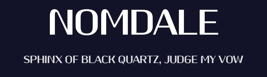 Nomdale by Drizy Studio — Display Font — thumbnail 2