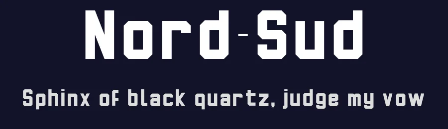 Nord-Sud — Sans Serif Font — thumbnail 2