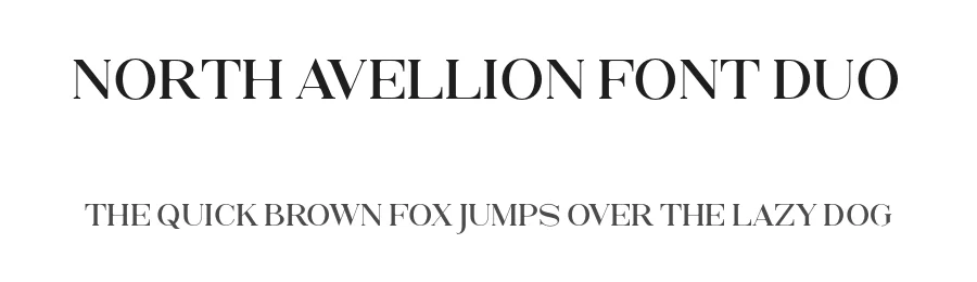 North Avellion Font Duo by Letterhend Studio — Script Handwritten Font