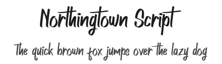 Northingtown Script by damarkurung8 2018 — Script Handwritten Font