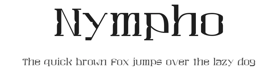Nympho by Dharmas Studio — Display Font