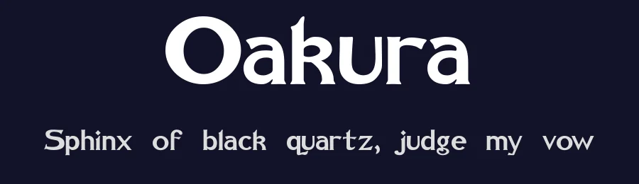 Oakura — Serif Font — thumbnail 2