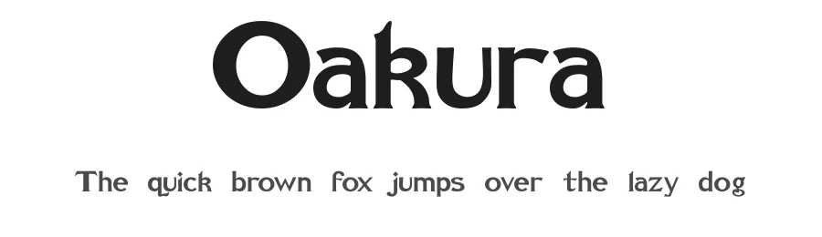 Oakura — Serif Font
