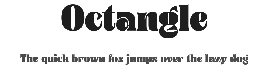 Octangle by Yogiswhara Dio Prakoso Riadi — Display Font