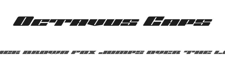 Octavus Caps by Fernando Haro — Display Font