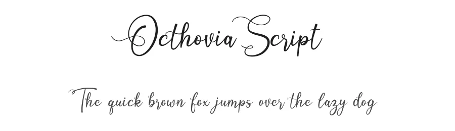 Octhovia Script by Weape Studio — Script Handwritten Font
