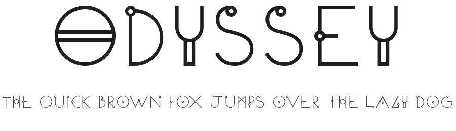 Odyssey by Konrad Bednarski — Display Font