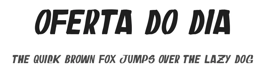 Oferta do Dia by Eduardo Luiz Ramalho Sobreira — Script Handwritten Font