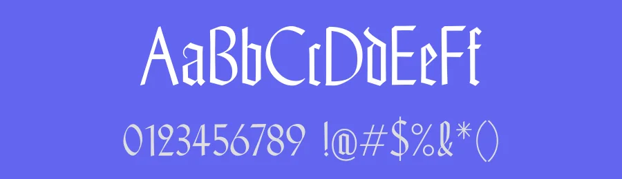 Offenbach Mager by Rudolf Koch (Hans Kuehne) — Display Font — thumbnail 3