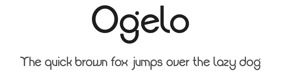 Ogelo by Jamaludin Ahmad Sahestya Dharma — Sans Serif Font