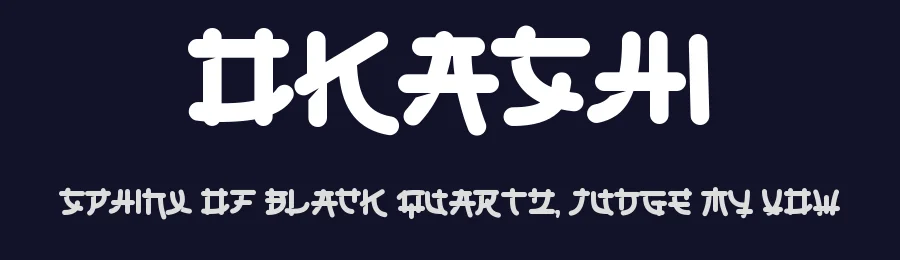 Okashi by Sahirul — Display Font — thumbnail 2