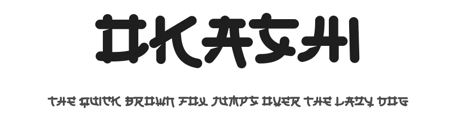 Okashi by Sahirul — Display Font