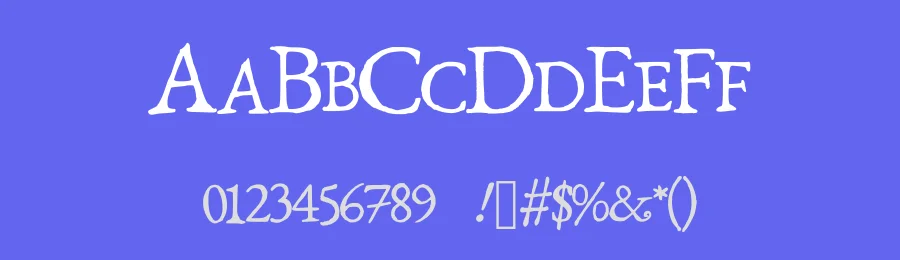 Old Cupboard by Cecil Howe — Serif Font — thumbnail 3