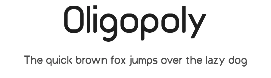 Oligopoly by Hyun Seok Choi — Sans Serif Font