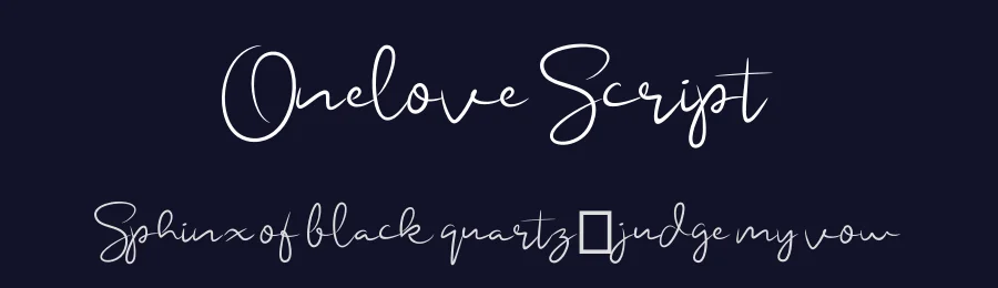 Onelove Script — Script Handwritten Font — thumbnail 2