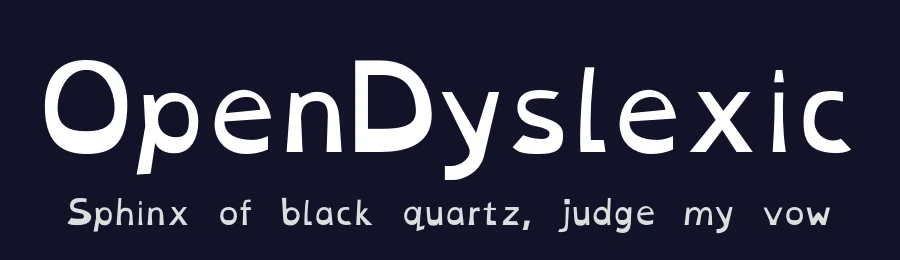 OpenDyslexic by Abbie Gonzalez — Sans Serif Font — thumbnail 2