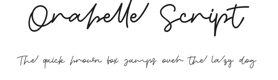 Orabelle Script by Stefie Justprince — Script Handwritten Font