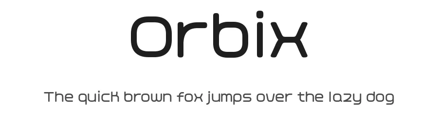 Orbix by ι
εεΌ· β Sans Serif Font