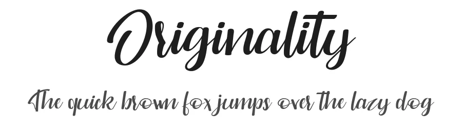 Originality by Vava Aryanto — Script Handwritten Font