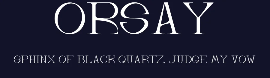 Orsay by Hugo Nicaise — Serif Font — thumbnail 2