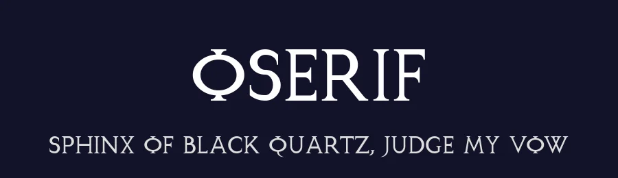 OSerif by GGBotNet — Serif Font — thumbnail 2