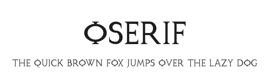 OSerif by GGBotNet — Serif Font