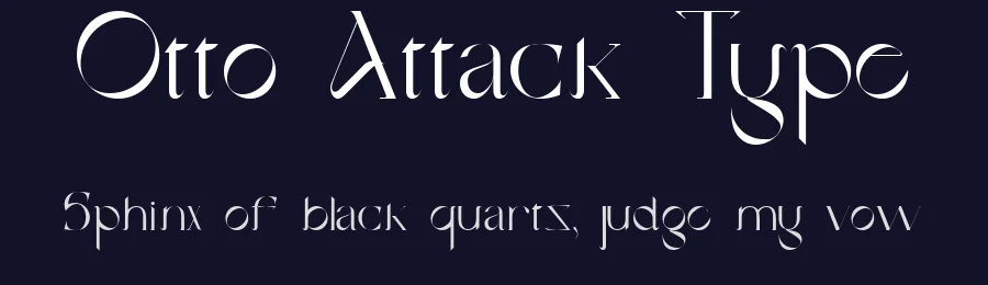 Otto Attack Type by Ivan Tsanko — Serif Font — thumbnail 2