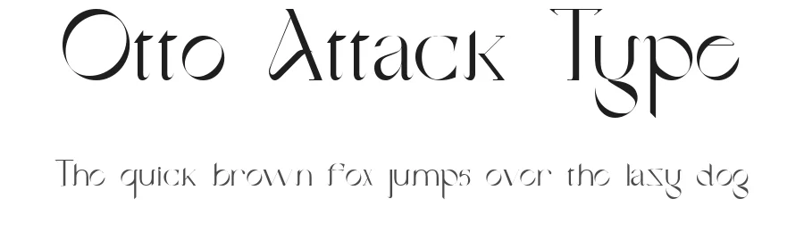 Otto Attack Type by Ivan Tsanko — Serif Font