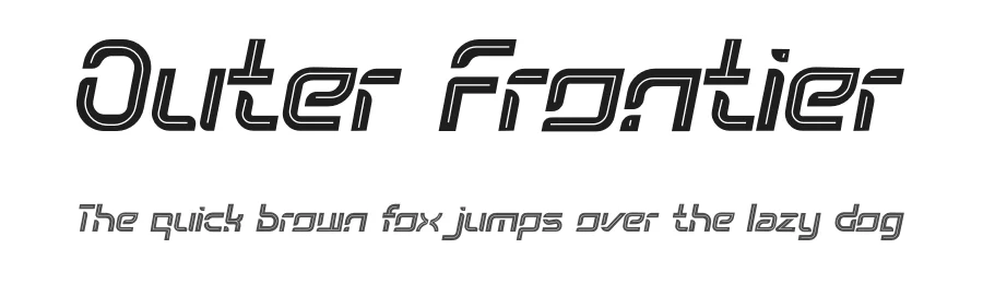 Outer Frontier by Tokopress Team — Display Font