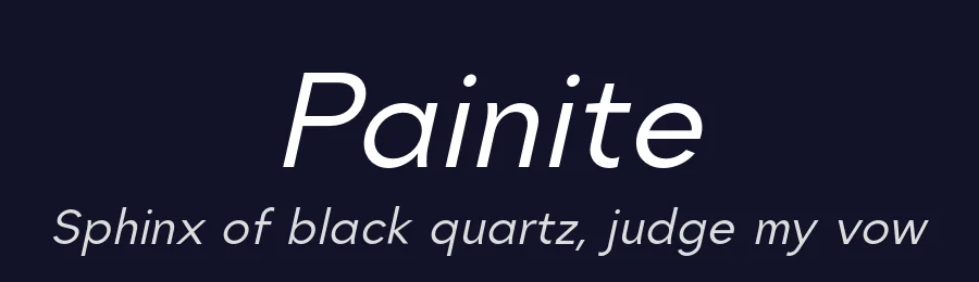Painite by Anwar Patihan — Sans Serif Font — thumbnail 2