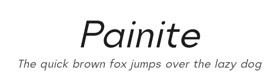 Painite by Anwar Patihan — Sans Serif Font