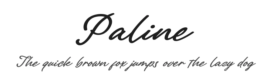 Paline by hishand studio — Script Handwritten Font