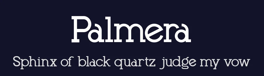 Palmera by Sayins — Slab Serif Font — thumbnail 2